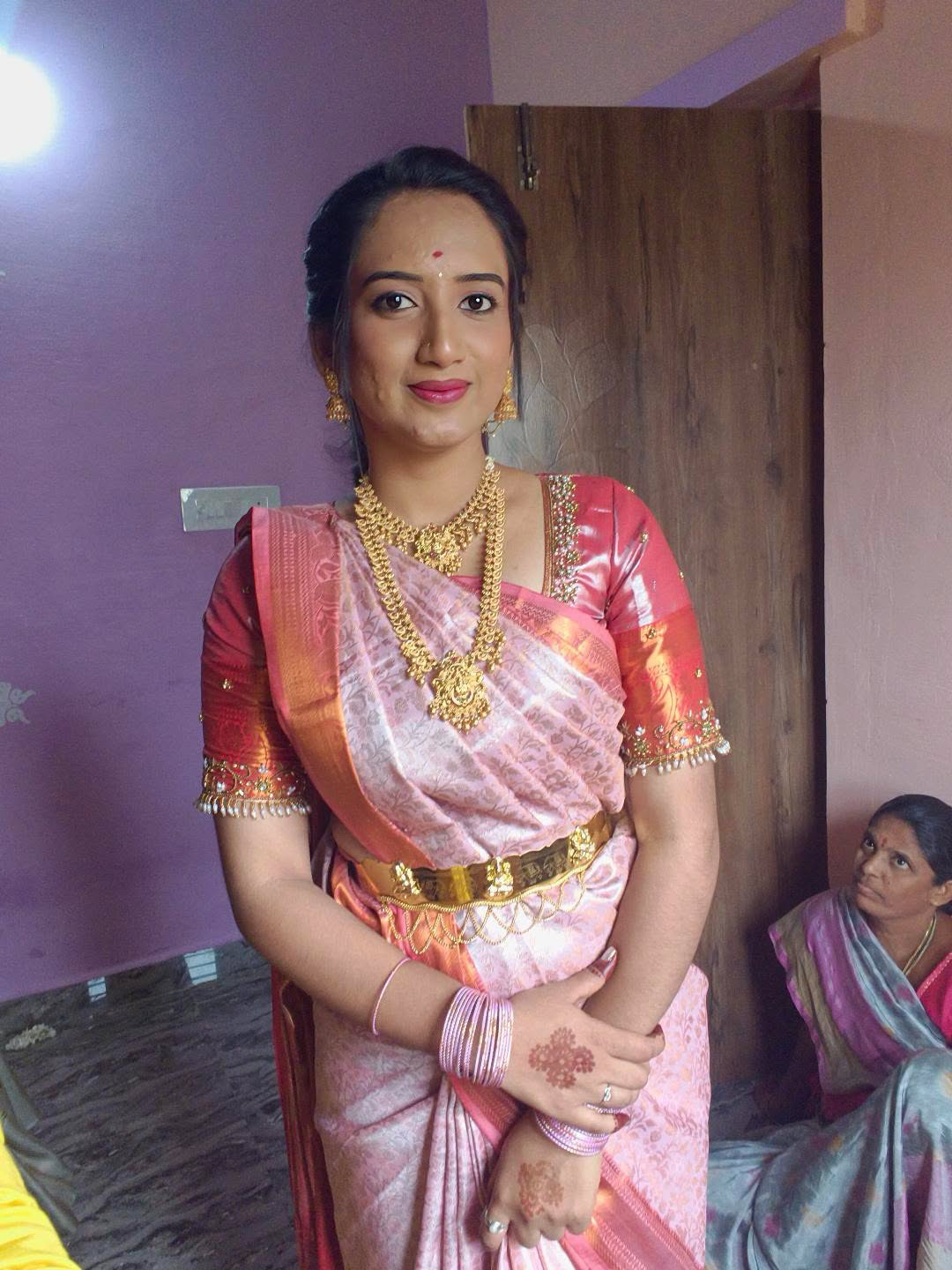 Pink Bridal Makeup Artist Bangalore